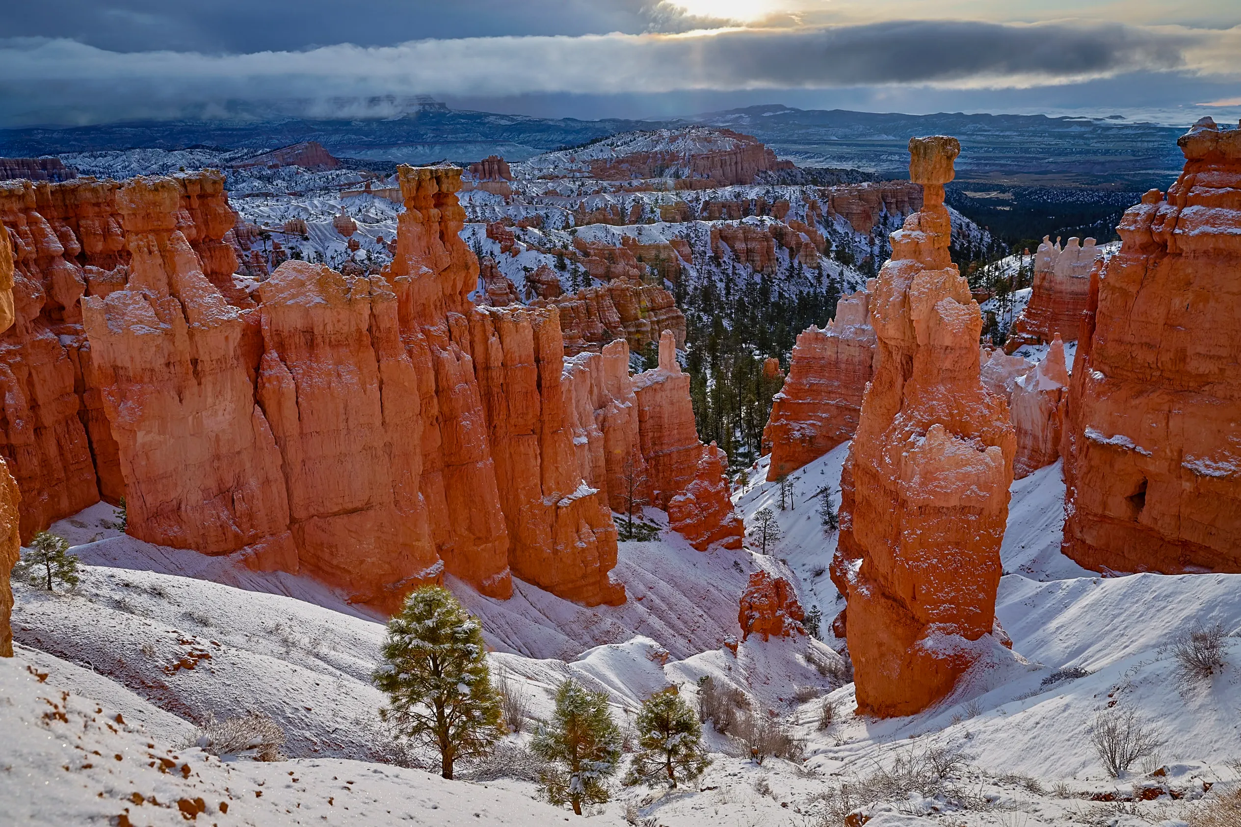 Bryce in Snow — fine art landscape photography print by Paul Anderson, Bryce Canyon, Utah