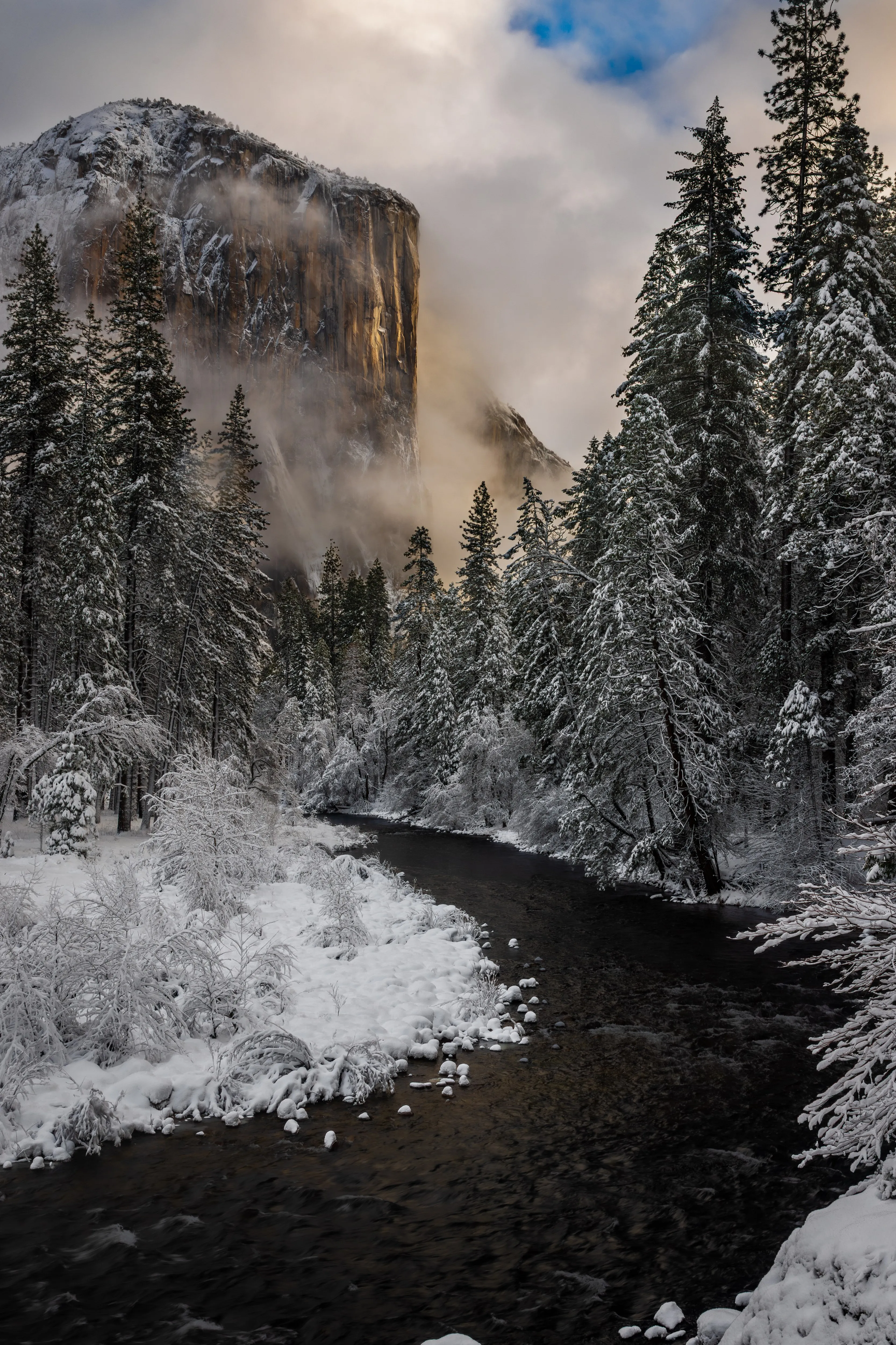 El Capitan & the Merced — fine art landscape photography print by Paul Anderson, Yosemite, California