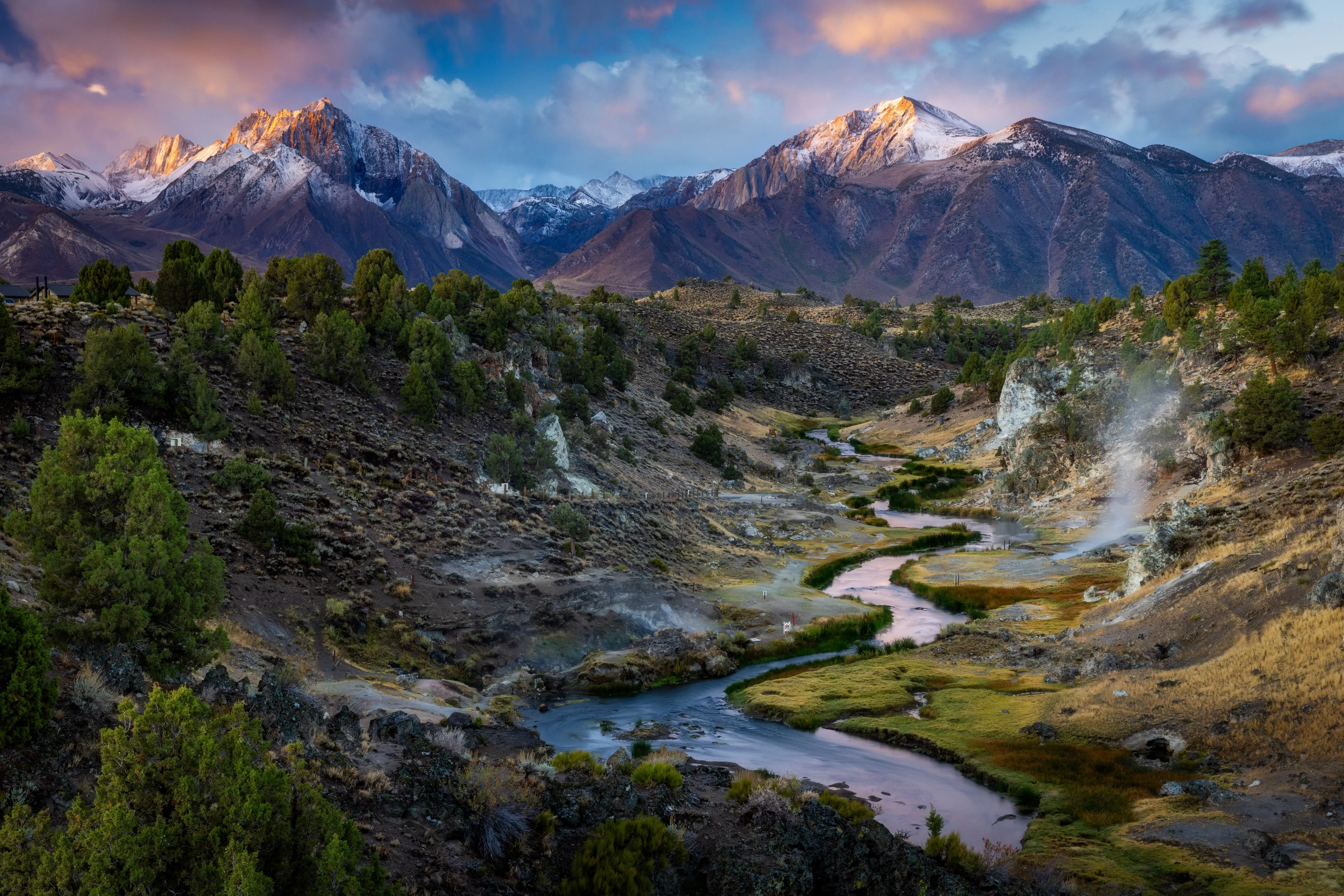 Hot Creek — fine art landscape photography print by Paul Anderson, Mammoth Lakes, California
