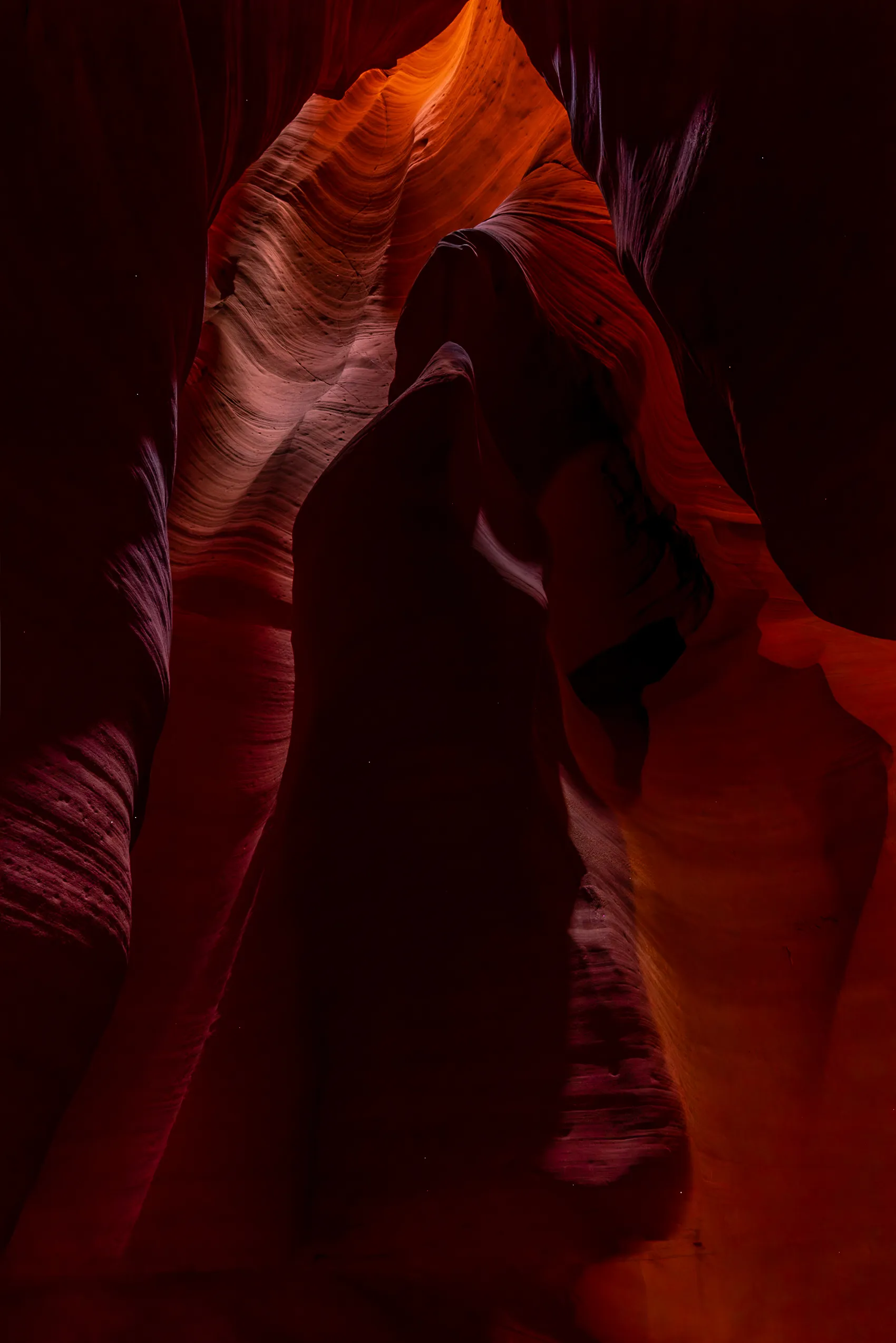 Sandstone Glow — fine art landscape photography print by Paul Anderson, Antelope Canyon, Arizona